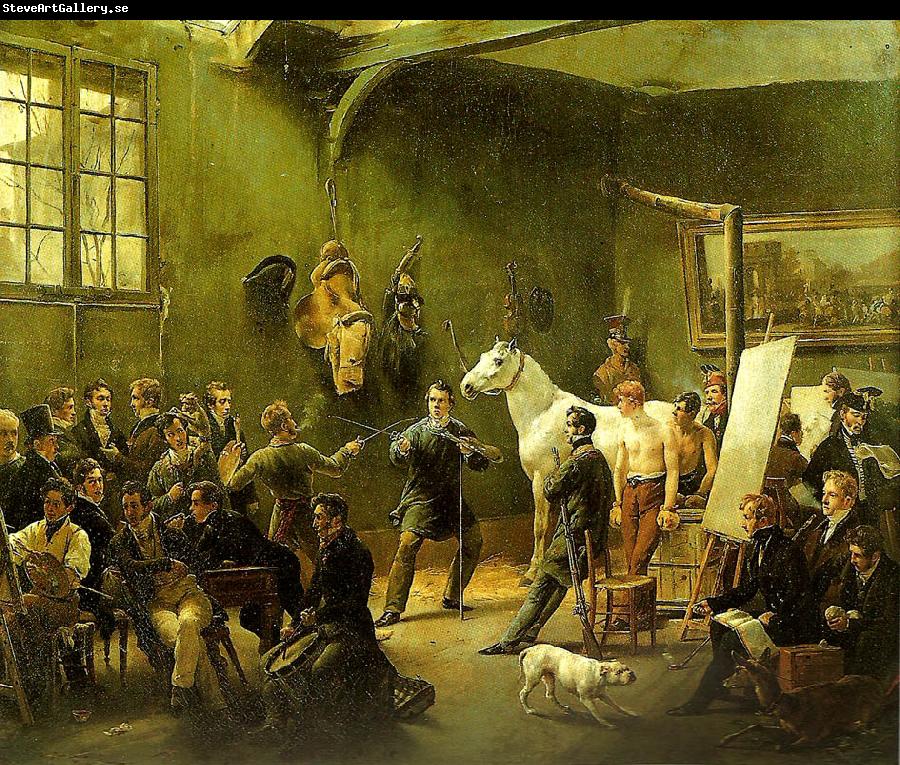 Horace Vernet l' atelier du peintre